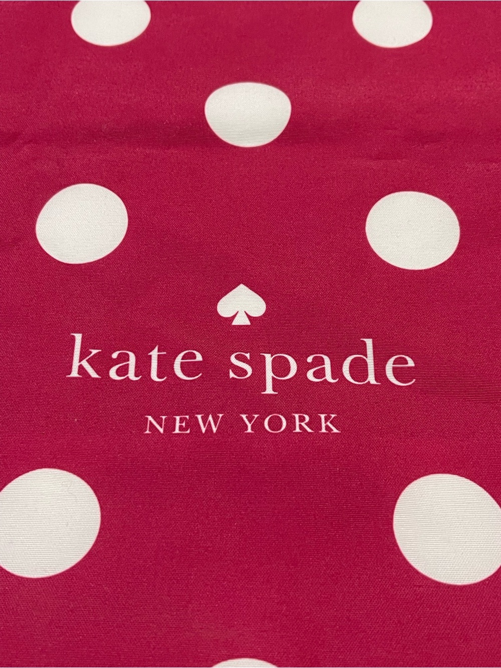 kate spade Pink and White Polka Dot Tote